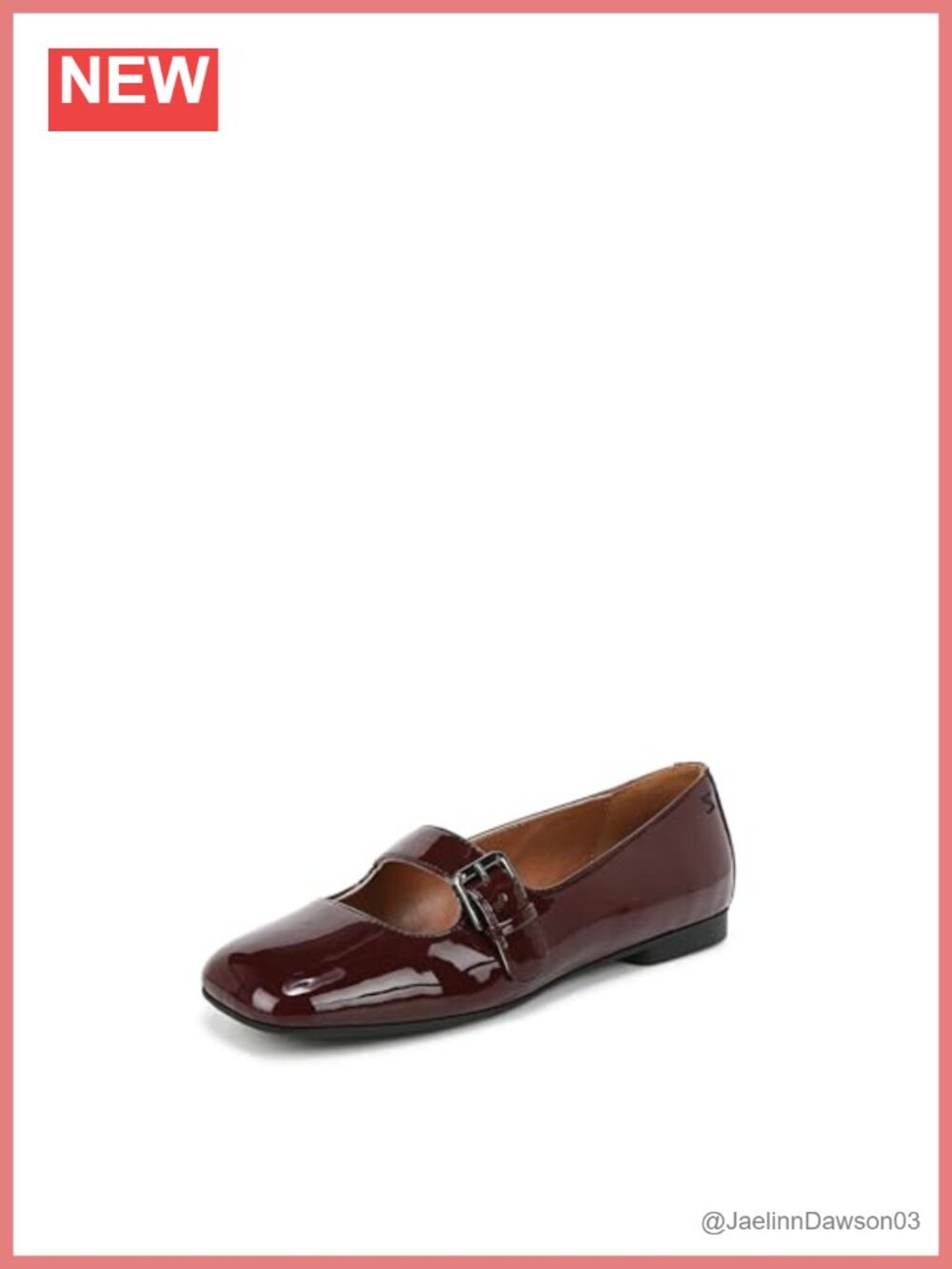 Women's Casual Square Toe Buckle Loafer with Cushioned Footbed